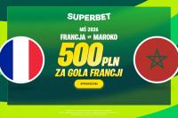 500 PLN za gola Francji przeciwko Maroku! Mocna oferta bukmachera