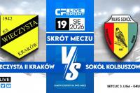 Skrót meczu Wieczysta II Kraków - Sokół Kolbuszowa Dolna 1-1 (fot. YouTube / CFsport)