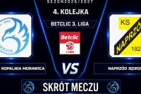Skrót meczu Moravia Morawica - Naprzód Jędrzejów 4-2 (fot. YouTube / Moravia TV)