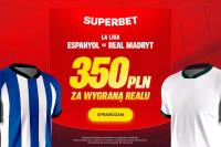 Real Madryt wygra z Espanyolem? Postaw 2 PLN i graj o 350 PLN w Superbet