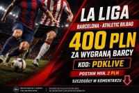 Barcelona - Athletic Bilbao: 400 PLN bonusu za trafiony typ na Barcę