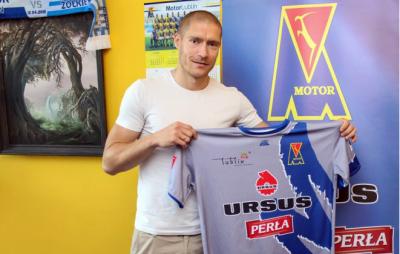 Krzysztof Żukowski podpisał z Motorel Lublin 2-letni kontrakt (fot. motorlublin.eu)