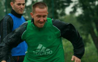 Maciej Rusin rozpoczął treningi z piątoligowym MKS-em Kańczuga (fot. facebook.com / Miejski Klub Sportowy w Kańczudze)