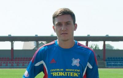 Kamil Hul przenosi się z Wisły Sandomierz do Wólczanki Wólka Pełkińska (fot. wisla-sandomierz.futbolowo.pl)