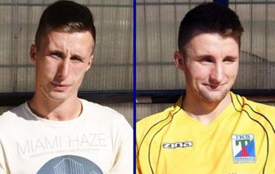 Krzysztof (z lewej) i Dawid Zawiślakowie zostali wypożyczeni z Błękitnych Ropczyce do Tomasovii na najbliższy rok (fot. tomasovia.tomaszow.info)
