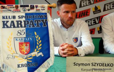 Szymon Szydełko był trenerm Karpat Krosno od czerwca 2013 roku (fot. Bogusław Szczurek)
