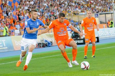 Ekstraklasa w Mielcu: Termalica Bruk-Bet Nieciecza - Lech Poznań 3-1 [ZDJĘCIA]