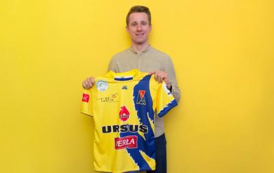 Grzegorz Szymanek z Motoru Lublin przeniósł się do Sokoła Sieniawa, któr szybko zamienił na Bukową Jastkowice (fot. motorlublin.eu)