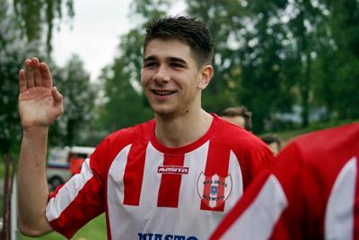 Na zdjęciu Volodymyr Khorolskyi, jeszcze w barwach Orła Przeworsk (fot. Mieczysław Turczyn)