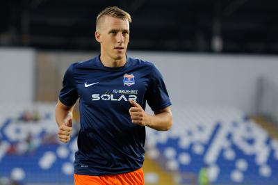 Patryk Fryc od rundy wiosennej sezonu 2013/2014 występuje w Termalice Bruk-Bet Nieciecza. W ubiegłej rundzie rozegrał 13 meczów w Ekstraklasie (fot. Marcin Pirga)