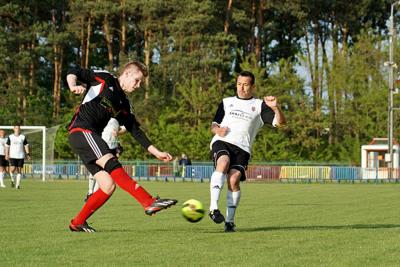 Marcin Franczyk (z lewej) występował ostatnio w Kolbuszowiance (fot. Mieczysław Turczyn)