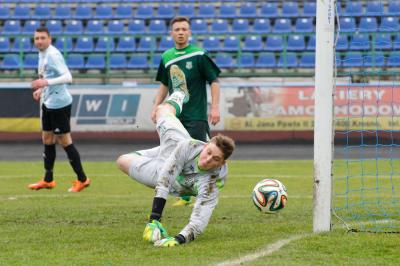Na zdjęciu Kacper Ziółkowski, jeszcze w barwach Wisłoki Dębica (fot. Marcin Pirga)