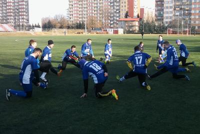 Piłkarze Strugu Tyczyn przygotowują się do rundy wiosennej (fot. strugtyczyn.futbolowo.pl)