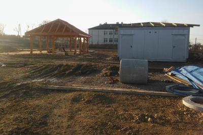  Prace przy stadionie w Będziemyślu (fot. facebook Grodu Będziemyśl)
