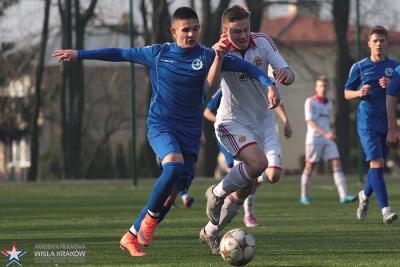 Stal Mielec w niebieskich strojach (fot. akademiawisly.pl / archiwum)