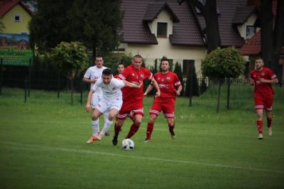 Sokół Nisko w czerwonych strojach (fot. Natalia Styś / archiwum)