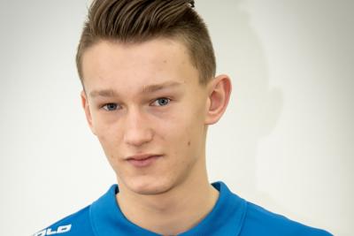 Bramkarz JKS-u Jarosław Rafał Strączek został dostrzeżony przez Puszczę Niepołomice (fot. jks98-99.futbolowo.pl)