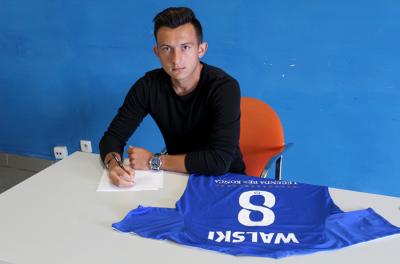 Michał Walski podpisał trzyletni kontrakt z Ruchem Chorzów (fot. ruchchorzow.com.pl)