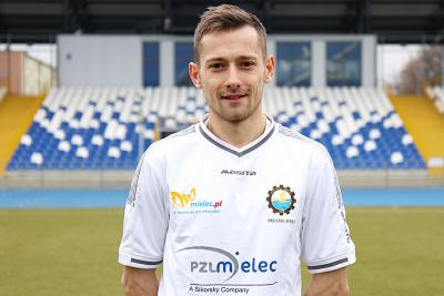 Na zdjęciu Krystian Getiger, zawodnik Stali Mielec (fot. stalmielec.com)