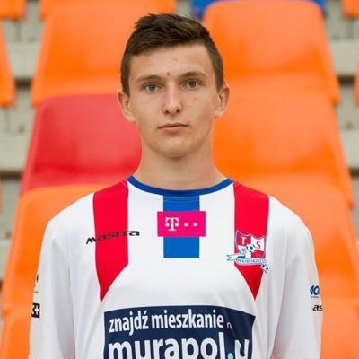 Drożdzal jeszcze w barwach Podbeskidzia (fot. tspodbeskidzie.pl)