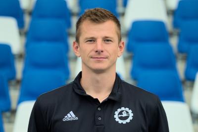 Na zdjęciu Marek Kozioł, bramkarz Stali Mielec (fot. stalmielec.com)