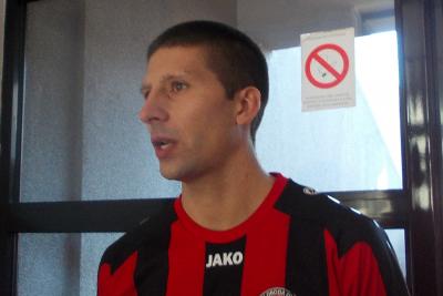Na zdjęciu Boris Milekić, nowy obrońca Stali Mielec (fot. infoera.rs)