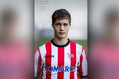 Radosław Kanach ma zaledwie 17 lat. Do Cracovii trafił ze Stali Rzeszów (fot. cracovia.pl)
