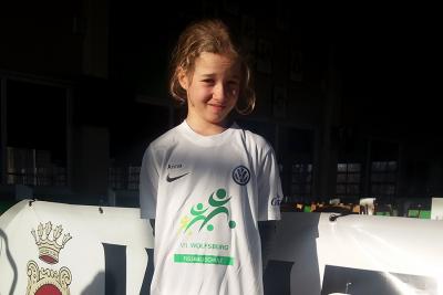 Ania Skrzypczyk w barwach VfL Wolfsburg.