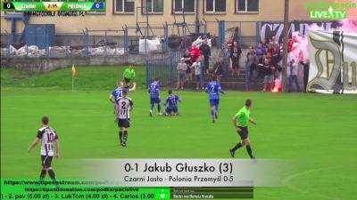Polonia Przemyśl rozbiła Czarnych Jasło