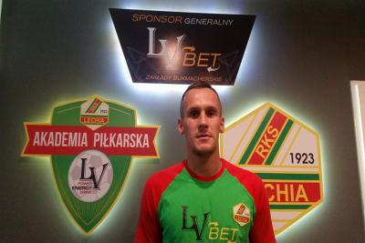 Tomasz Płonka w barwach Lechii Tomaszów Mazowiecki (fot. lechia1923.pl)