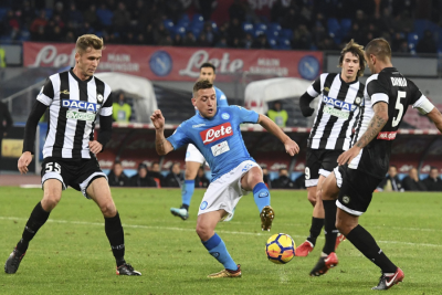 Paweł Bochniewicz na zdjęciu z lewej (fot. Udinese Calcio)