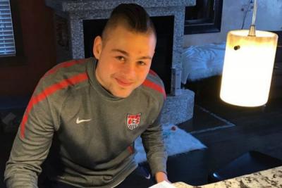 David Pedowski przechodził testy w Górniku Zabrze (fot. gornikzabrze.pl)