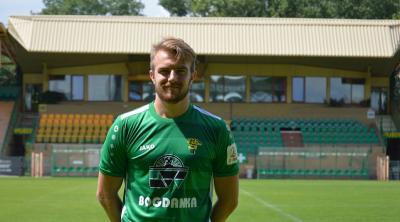 Kamil Bętkowski już w barwach Górnika Łęczna (fot. Górnik Łęczna)
