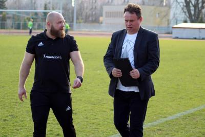 Grzegorz Sitek (z lewej) zrezygnował z pracy w Wólczance (fot. archiwum)