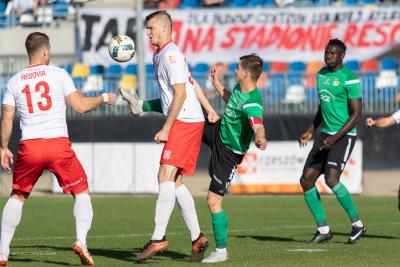 Po zażartej walce Resovia podzieliła się punktami z GKS-em Bełchatów. (fot. GKS Bełchatów)