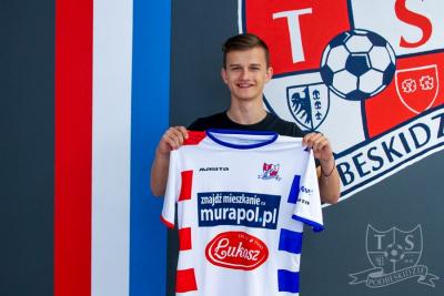 Michał Bury będzie jednym z trzech zawodników testowanych przez Siarkę Tarnobrzeg. (fot. Podbeskidzie Bielsko Biała)