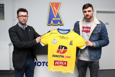 Mateusz Majewski po czterech latach wraca do Motoru Lublin. (fot. Motor Lublin)