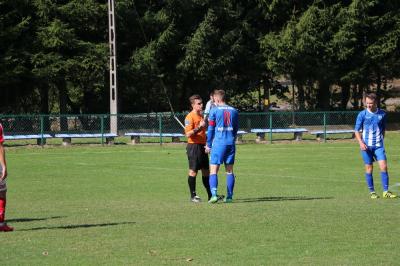 Wisłok Wiśniowa rozgromił Bratek Bratkowice 5-1 w sparingu. (fot. Natalia Styś)