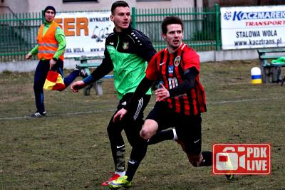Michał Mistrzyk zdobył jedną z bramek dla drugoligowca (fot. Radosław Kuśmierz)