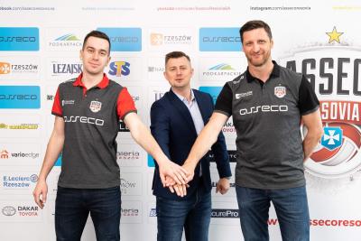 Piotr Gruszka oraz Marcin Komenda to nowe nabytki Asseco Resovii. (fot. Asseco Resovia)