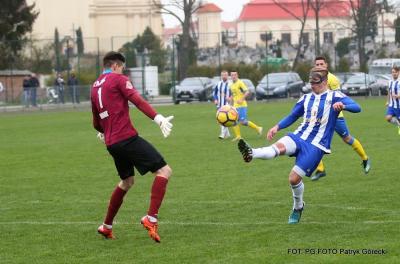 Sokół Sieniawa na koniec podzielił się punktami z Avią (fot. Patryk Górecki)