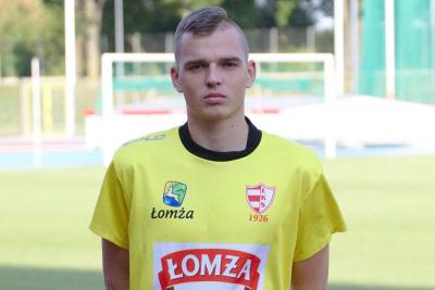 Krystian Kalinowski jest testowany przez Raków Częstochowa. (fot. ŁKS Łomża)