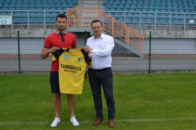 Patryk Kapuściński zagra w Siarce Tarnobrzeg (fot. Siarka Tarnobrzeg)