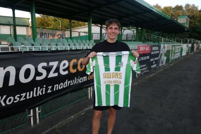 Mateusz Prokop zagra w Wisłoce (fot. Wisłoka Dębica)