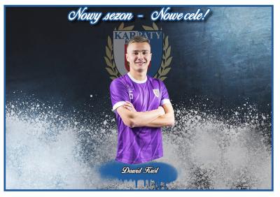 Dawid Król będzie nadal grał w Karpatach Krosno. (fot. Karol Słomka)