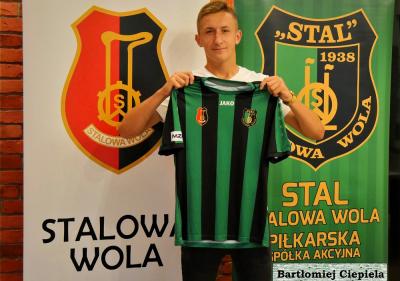 Bartłomiej Ciepiela będzie grał w Stali Stalowa Wola. (fot. stal1938.pl)