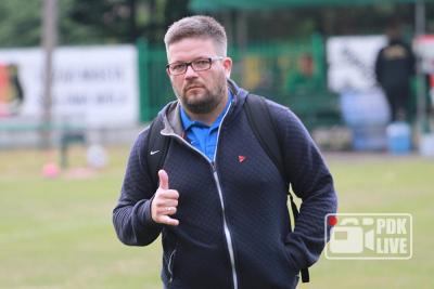 Marcin Wołowiec (na zdjęciu) może mieć powody do zadowolenia. Jego Wólczanka Wólka Pełkińska rozgromiła Partyzant Targowiska 4-1. (fot. Radosław Kuśmierz)