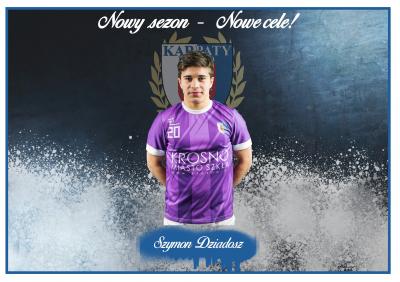 Szymon Dziadosz zwrócił uwagę Śląska Wrocław, ale zostaje w Karpatach Krosno. (fot. Karpaty Krosno)