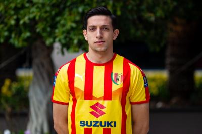 Kornel Kordas będzie rywalizował w barwach Widzewa Łódź przeciwko Stali Rzeszów. (fot. Korona Kielce)