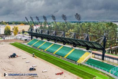 Stadion Stalówki pięknieje z każdym dniem (fot. Rafał Bieńkowski)